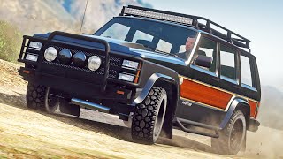 ROAD IS LAVA WITH JEEP XJ | Canis Seminole Frontier | Chase Me GTA V