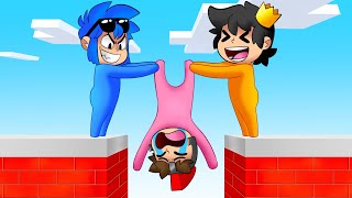 ¡NO ME DEJES CAER! 🥺😱 LOS COMPAS juegan GANG BEASTS #2