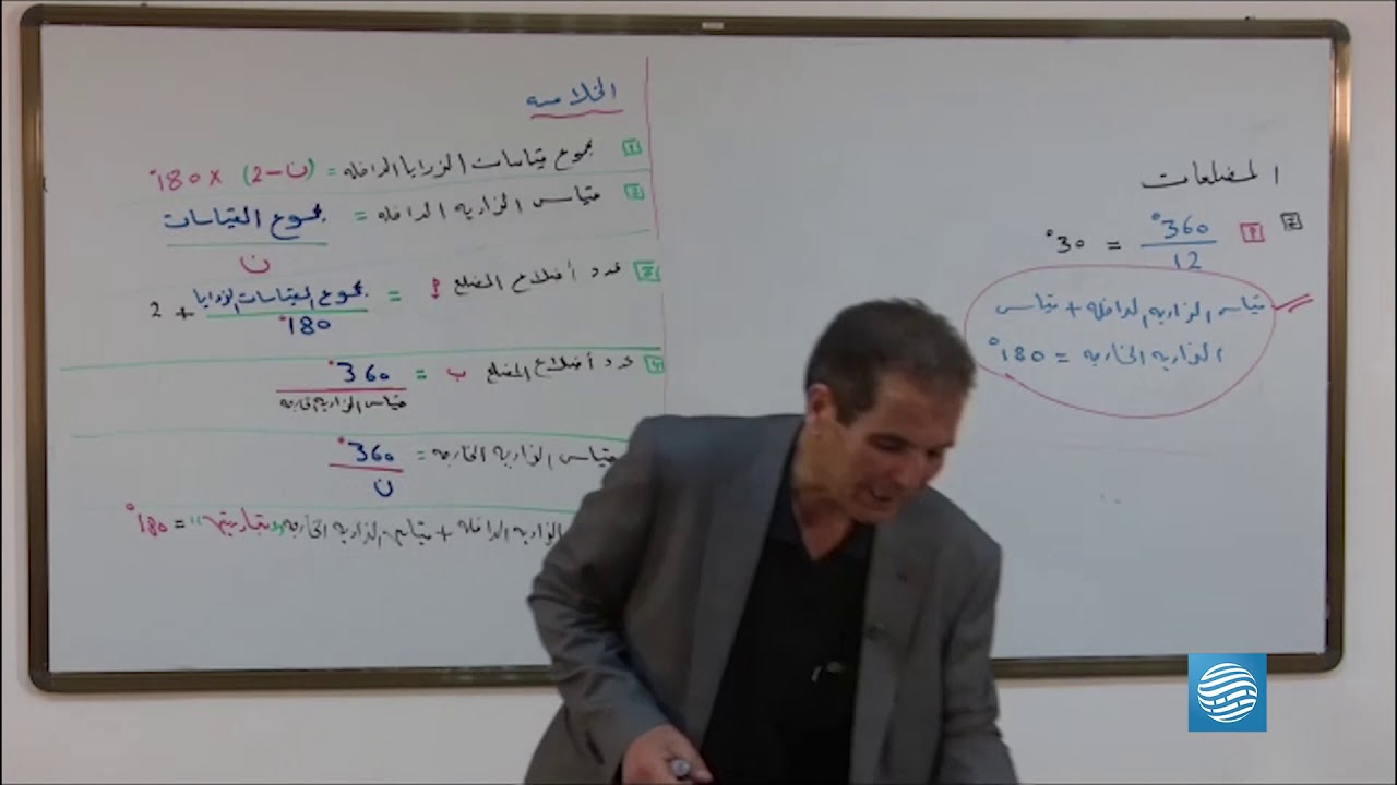 مادة الرياضيات - الصف التاسع - الدرس العاشر