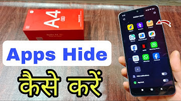 How To Apps Hide in Redmi A4 5g / Redmi A4 5g Apps Kaise Chupaye / Redmi A4 5g Apps Hide Settings