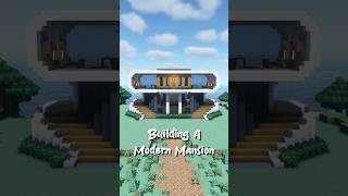 Minecraft: Building A Modern Mansion (House Tutorial Timelapse)
