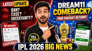 Fantasy Cricket Comeback 2026? Dream11 New Update Today | Paid Contest Return or Free Play Future? screenshot 4