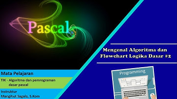 Belajar Pascal #2 : Mengenal algoritma dan flowchart lanjutan || Pascal