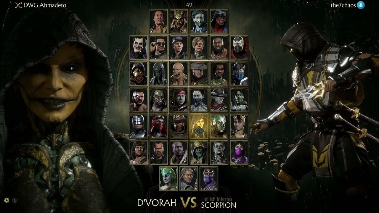Mortal kombat 11 multiplayer Character medley Scorpion YouTube