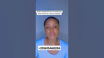 FANYA HAYA ILI KUONDOKANA NA MADHARA YA PUNYETO Tanzania Canadausa Africanbl Youtubeshorts 
