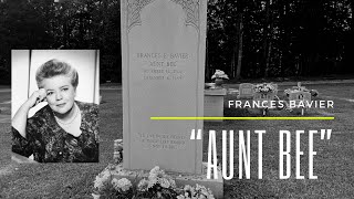 The Home and Gravesite of Frances Bavier “Aunt Bee” from the Andy Griffith Show -Siler City, NC