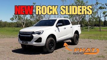 New Phat Bars Rock Sliders! 2024 Isuzu D-Max.