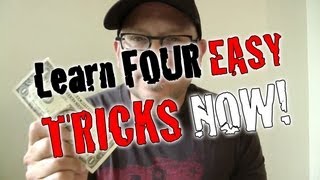 4 EASY Magic Tricks YOU CAN DO NOW! (REVEALED / EXPLAINED)