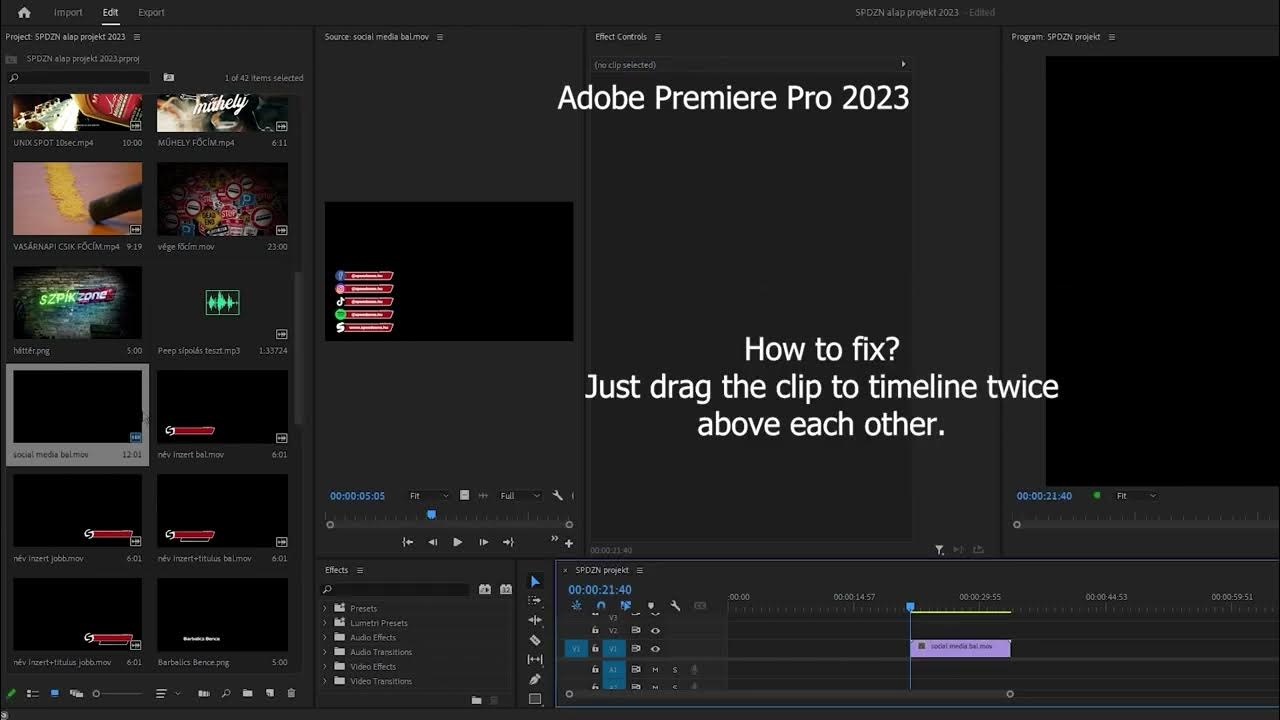 How to fix Set poster frame in Adobe Premiere Pro YouTube