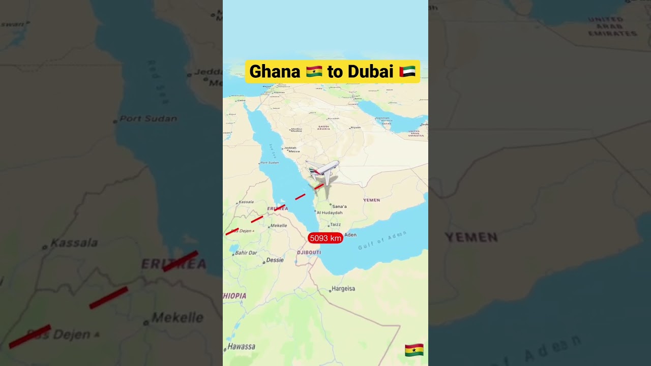 Travelling from Ghana to Dubai 