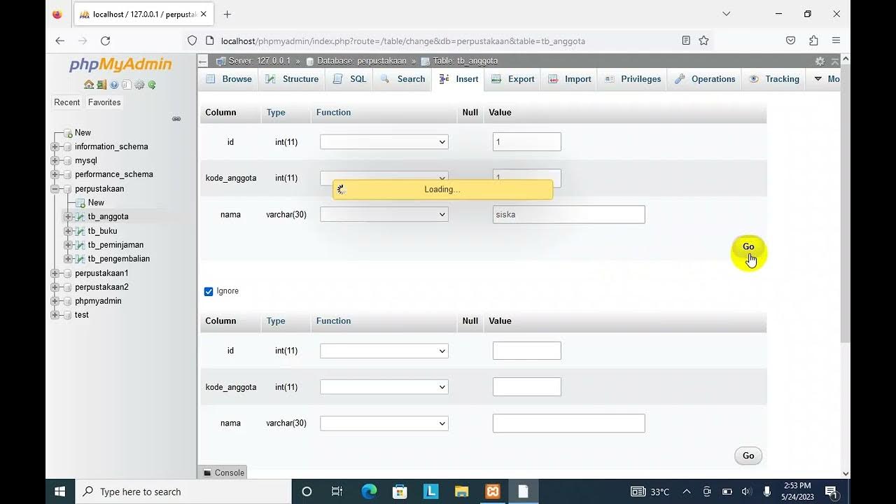 Membuat Database, Relasi, Dan Trigger - YouTube
