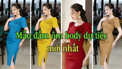 V2010. Mẫu đầm ôm body dự tiệc mới nhất | Đầm dự tiệc cưới trẻ trung cao cấp sang trọng