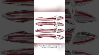 NewYall Chrome Exterior Door Handle Cover for Hyundai Elantra 2011-2016 Outer Front Rear Left Driver