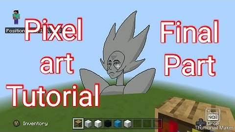 Minecraft Pixel Art Tutorial White Diamond (Steven Universe) Final Part
