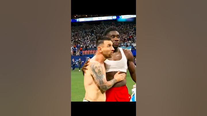 Messi & Alphonso Davies❤️