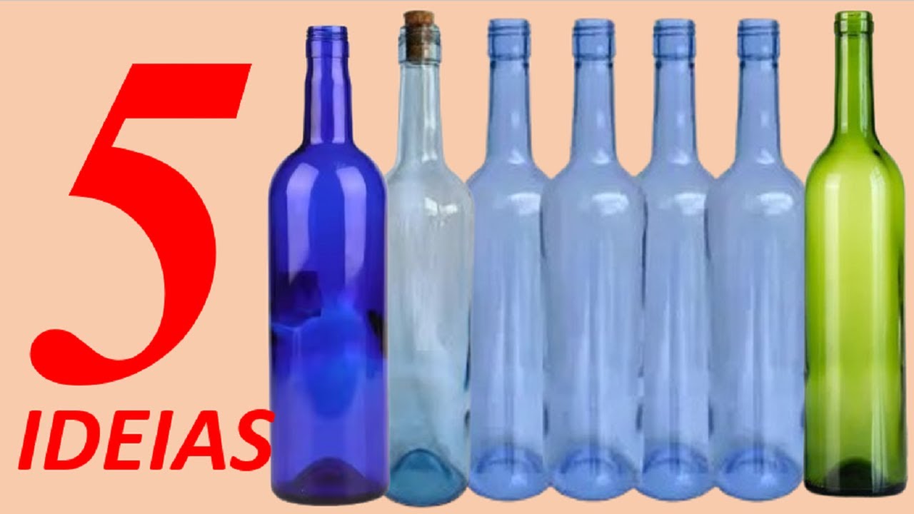 5 IDEIAS DE DECORAÇÃO DE GARRAFAS - FAÇA E VENDA @luci buzo