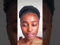 Laying edges on my natural 4c hair || Full video on my tiktok #hair #afro #naturalhair #4chair