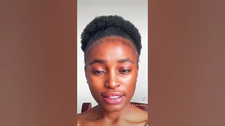 Laying edges on my natural 4c hair || Full video on my tiktok #hair #afro #naturalhair #4chair