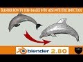 How to Turn any Image into Mesh Quick and Easy Blender 2.8 New 2019 Tutorial with the Knife Tool
