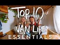 Top 10 des diffrents lments essentiels de van life qui vous faciliteront la vie