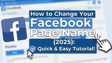 How to Change Your Facebook Page Name (2025) – Quick & Easy Tutorial!