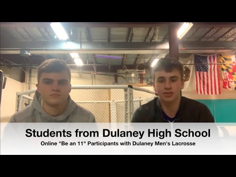 BFS "Be an 11" Online Course Testimonial from Dulaney High School Student-Athletes
