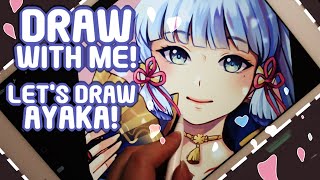 Draw With Me! |Let's Draw Ayaka!