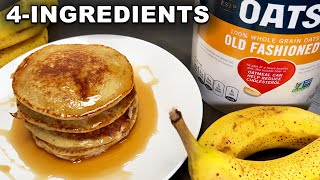 Banana Oatmeal Pancakes Recipe! - 4 simple ingredients
