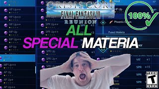 Crisis Core all special materia and smart consumer tip one minute to smart consumer