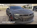 2020 CHEVROLET CAMARO SS FULLY WRAPPED IN 3M SHADOW BLACK & THE NEXT LEVEL WORX AERO KIT