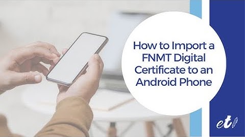 🖊 How to Import a FNMT Digital Certificate to an Android Phone (in Spain)