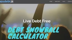 Undebt.it review-debt snowball calculator,free debt snowball calculator 