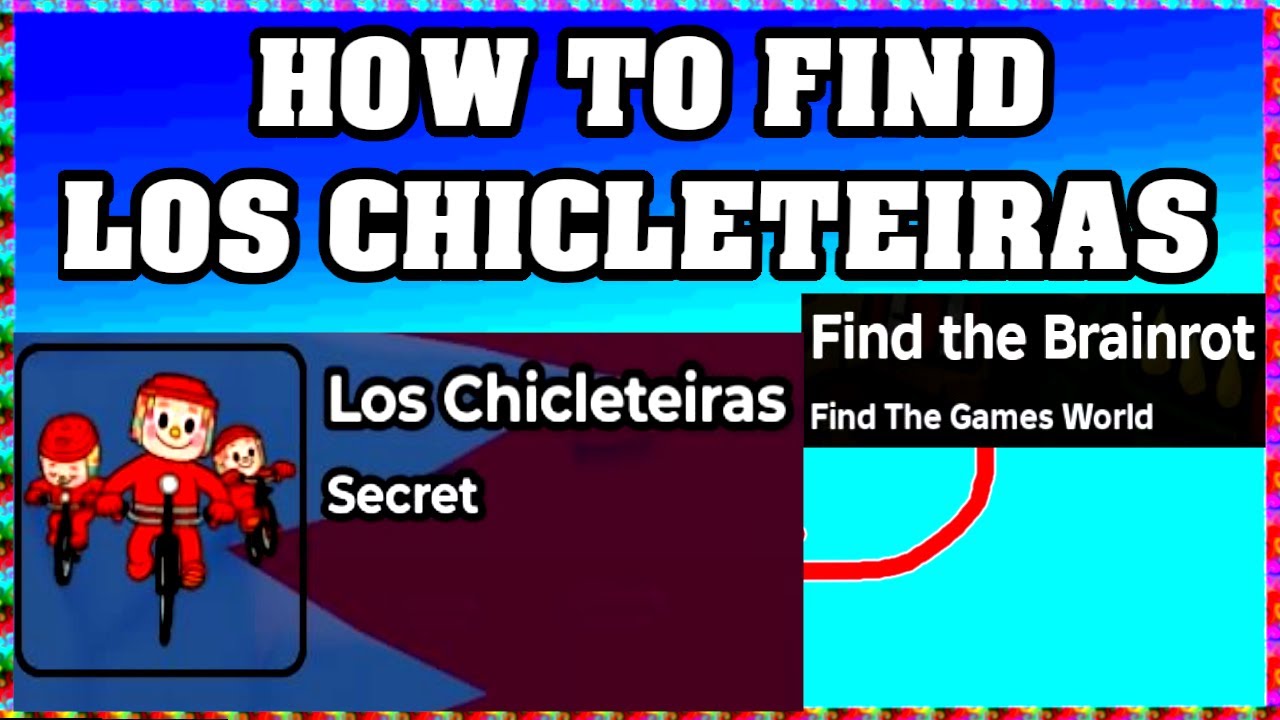 How To Find LOS CHICLETEIRAS in FIND THE BRAINROT ROBLOX [UPDATE] [walkthrough]