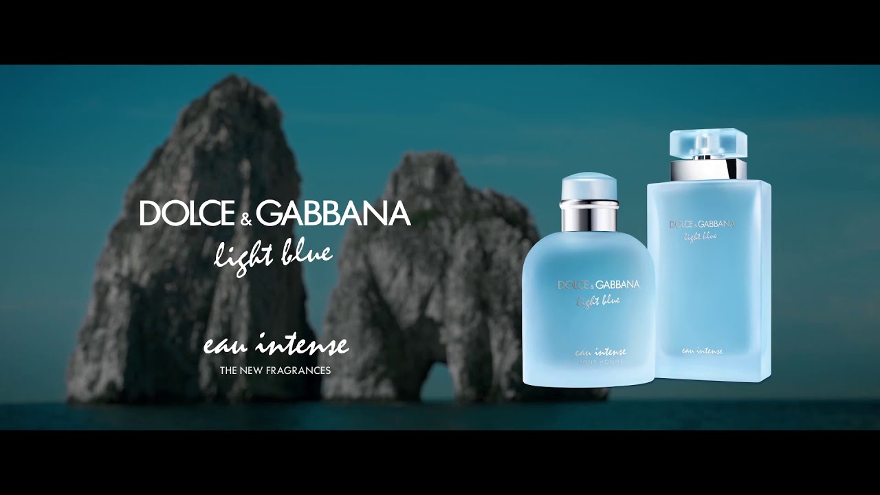 dolce and gabbana light blue advert