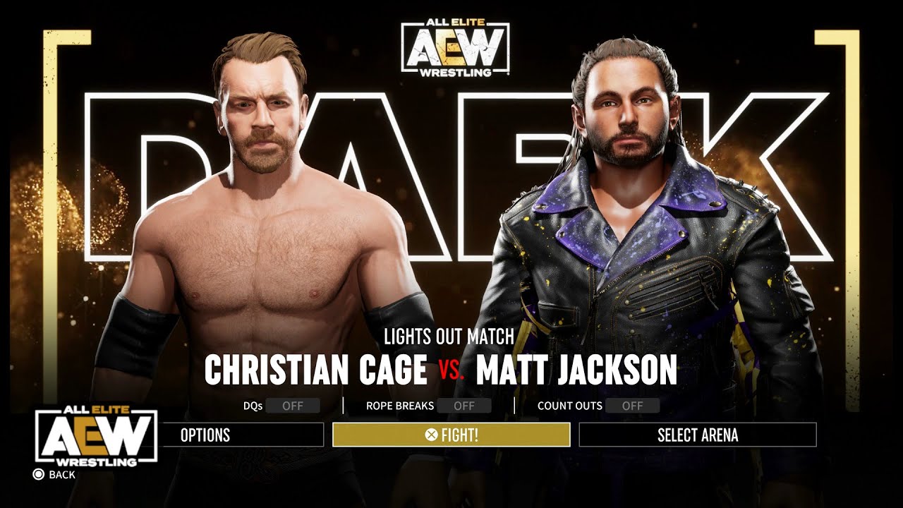AEW Fight Forever - Christian Cage Vs Matt Jackson FULL GAMEPLAY (PS5)