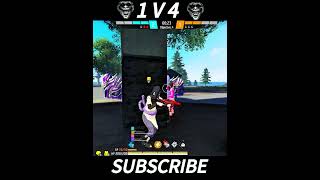 🔥 Unbelievable 1v4 Clutch in Free Fire 😱🔥 #freefire #shorts #clutch #clutchmovements #freefireclips