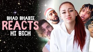 Danielle Bregoli reacts to BHAD BHABIE \