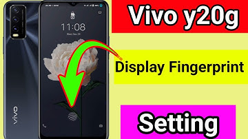 Vivo y20g in display fingerprint setting | Vivo y20g me display fingerprint lock kaise lagaye 2022