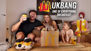 McDonalds Breakfast One Of Everything MUKBANG | The Hollins Porter Family