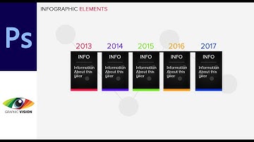 Adobe Photoshop Tutorials How to Make Step Infographic Elements