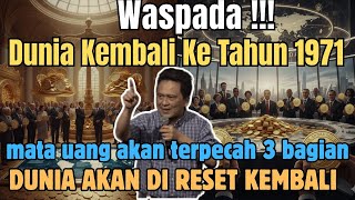 Beware!!! The world will be reset again, the currency will be split into three parts #daudtony