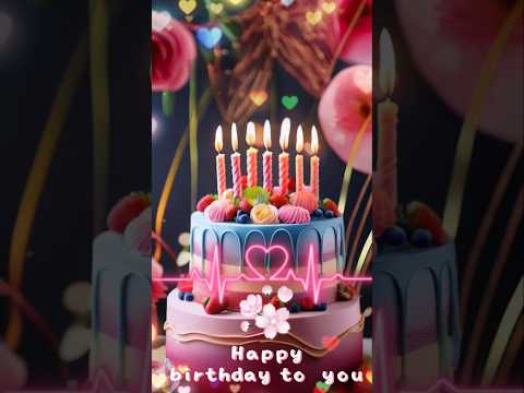 Happy birthday to you song 💖 Heart pink #happybirthday #birthdaycake #birthdaysong #생일 #birthday