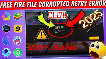 Free Fire Error File corrupted Problem Solved 2025 | How to Solve Free Fire File Corrupted Problem