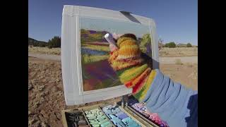 Plein Air Pastel Painting in New Mexico