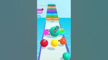 Ball 🏀 Run 2048 Level 95 Gameplay #shorts #gaming #youtubeshorts