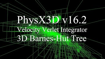 PhysX3D - 3D Barnes-Hut Tree and Galaxy Cluster Simulation