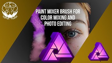 Using the Paint mixer brush for artistic color and photo editing in Affinity photo