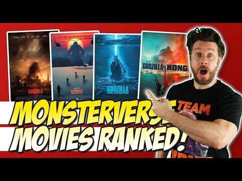 All 4 MonsterVerse Movies Ranked!  (w/ Godzilla Vs Kong)