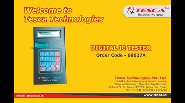 Digital IC Tester || Tesca 68027A