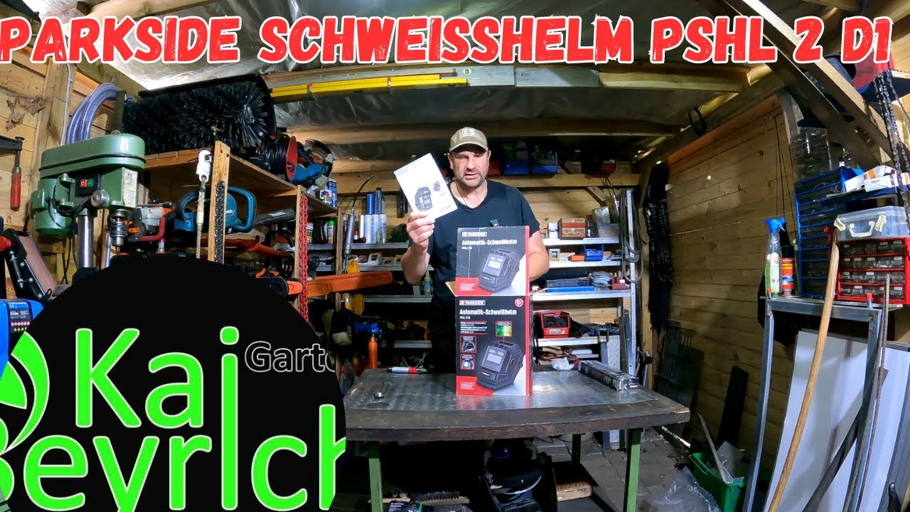 Parkside Schweißhelm PSHL 2 D1 - YouTube